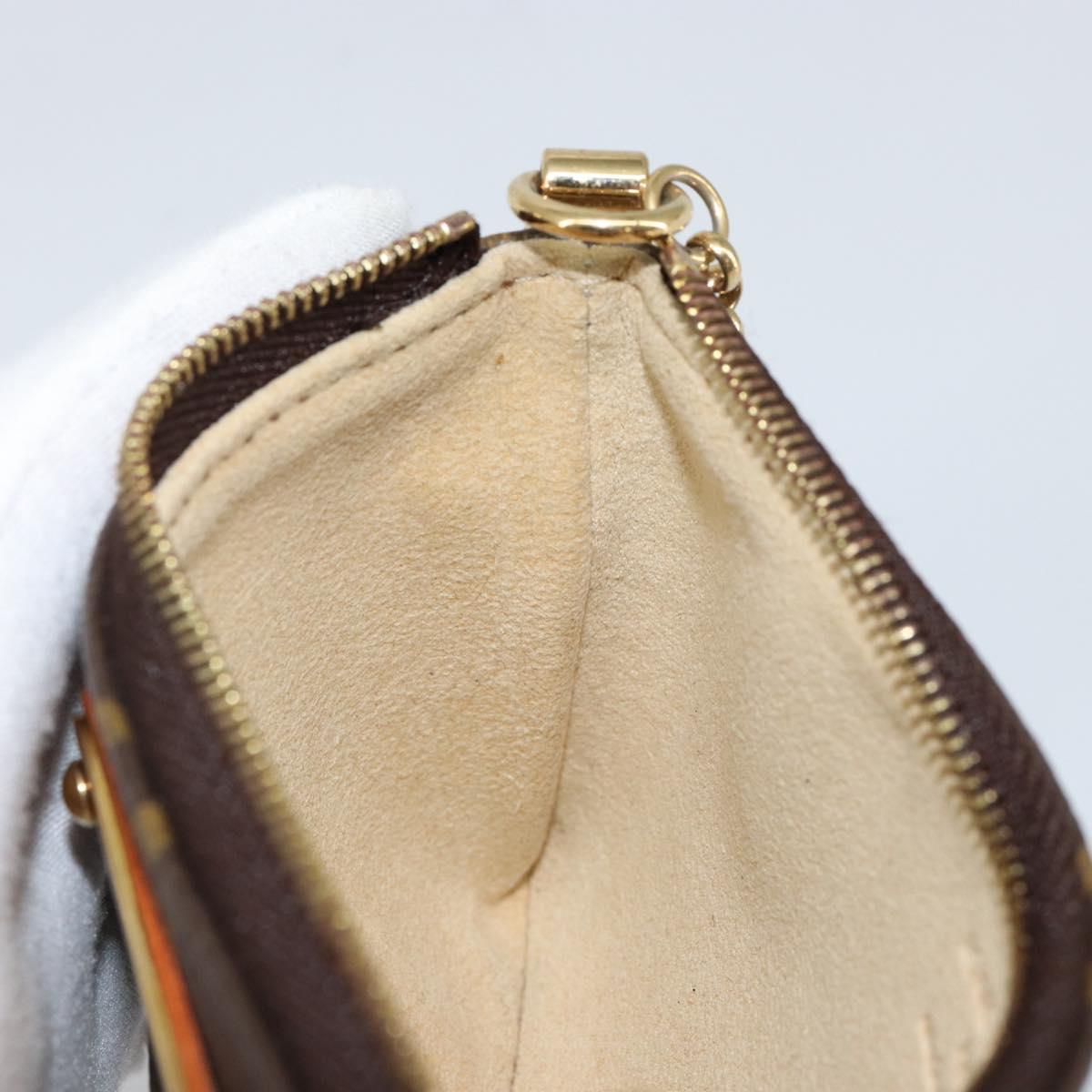 LOUIS VUITTON Monogram Pochette Mira PM Accessory Pouch M60095 LV Auth 143910V