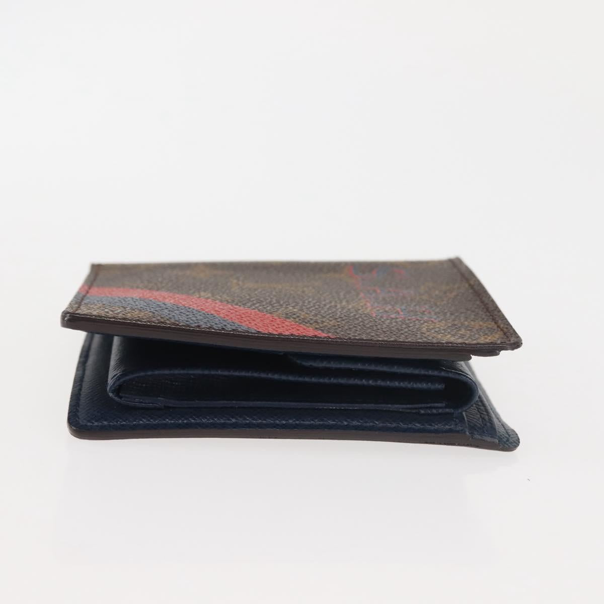 LOUIS VUITTON Monogram Portefeuille Marco NM Bifold Wallet LV Auth 143914