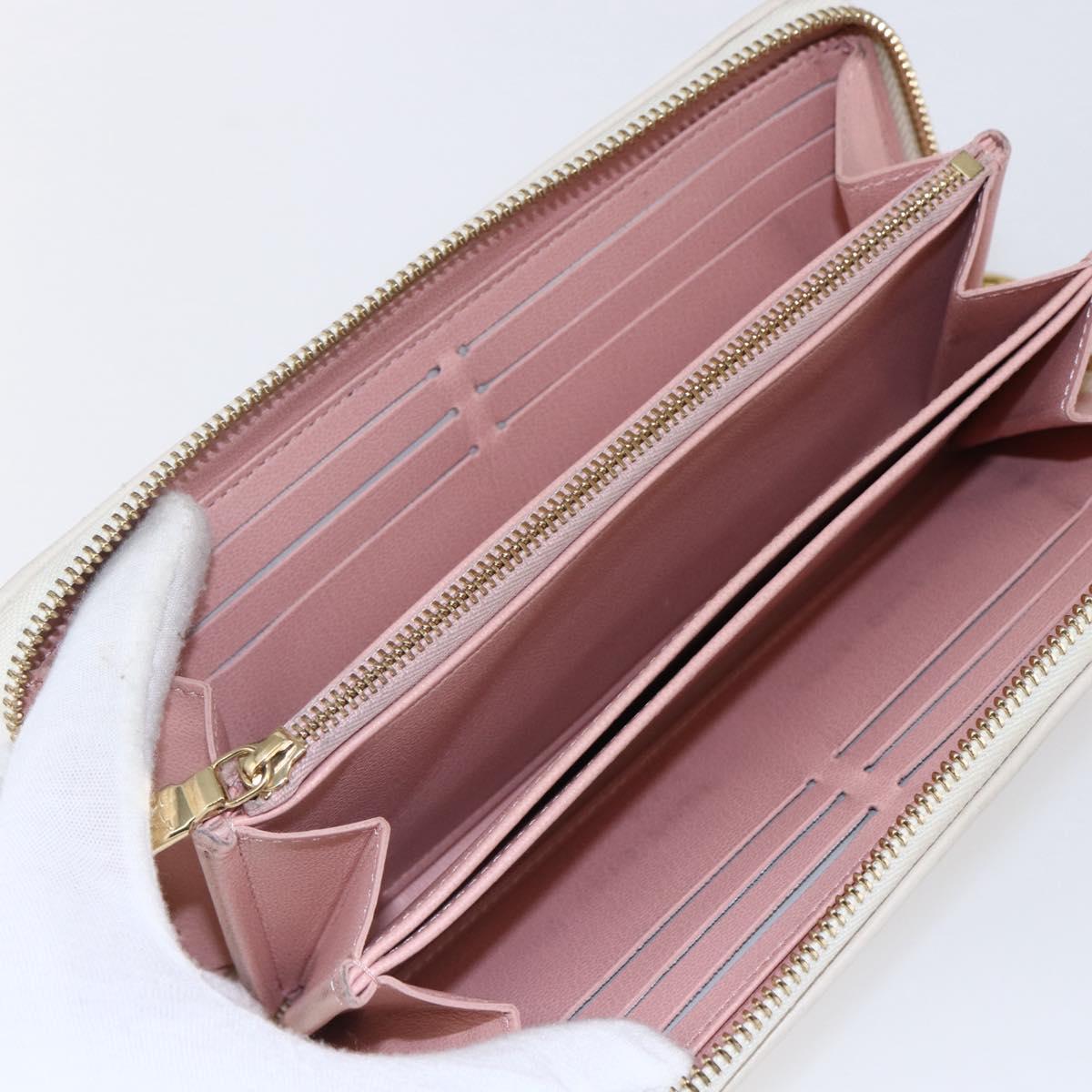 LOUIS VUITTON Monogram Coussin Zippy Long Wallet Pink M82290 LV Auth 143915