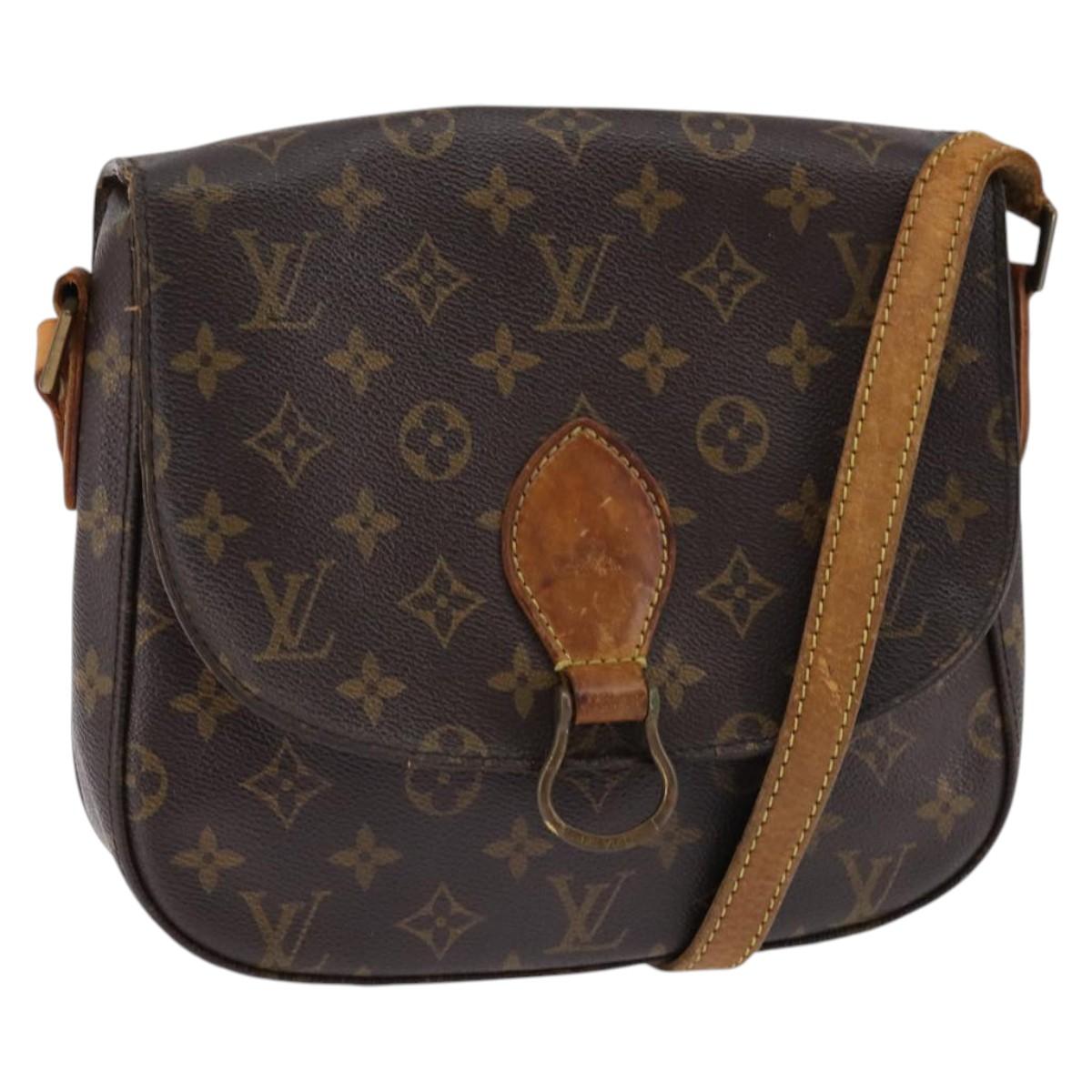 LOUIS VUITTON Monogram Saint Cloud GM Shoulder Bag M51242 LV Auth 143931