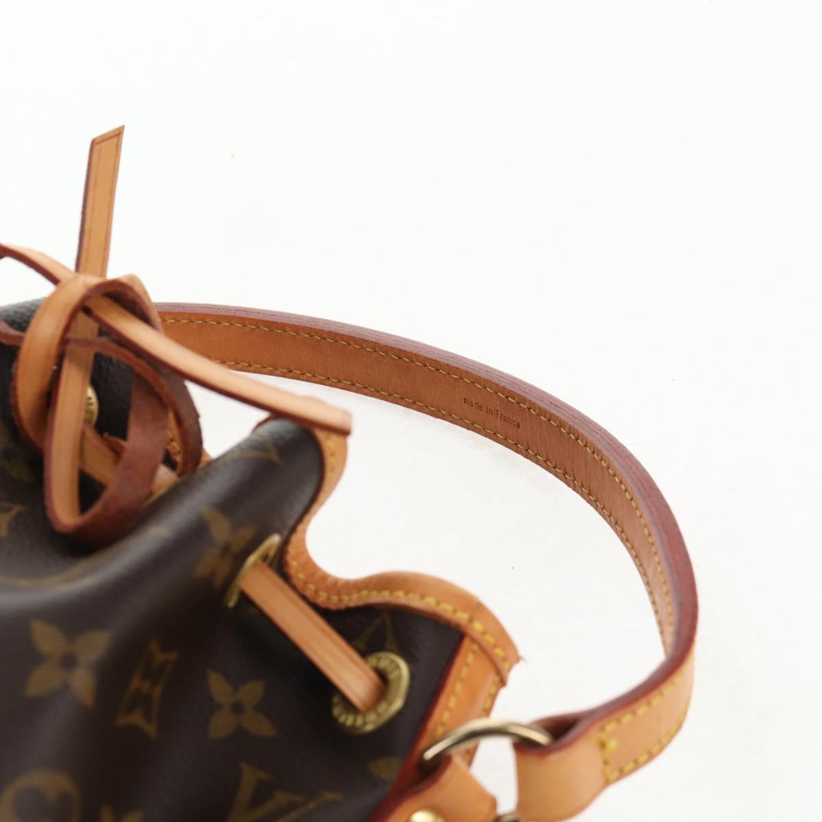 LOUIS VUITTON Monogram Mini Noe Hand Bag M42227 LV Auth 143934V