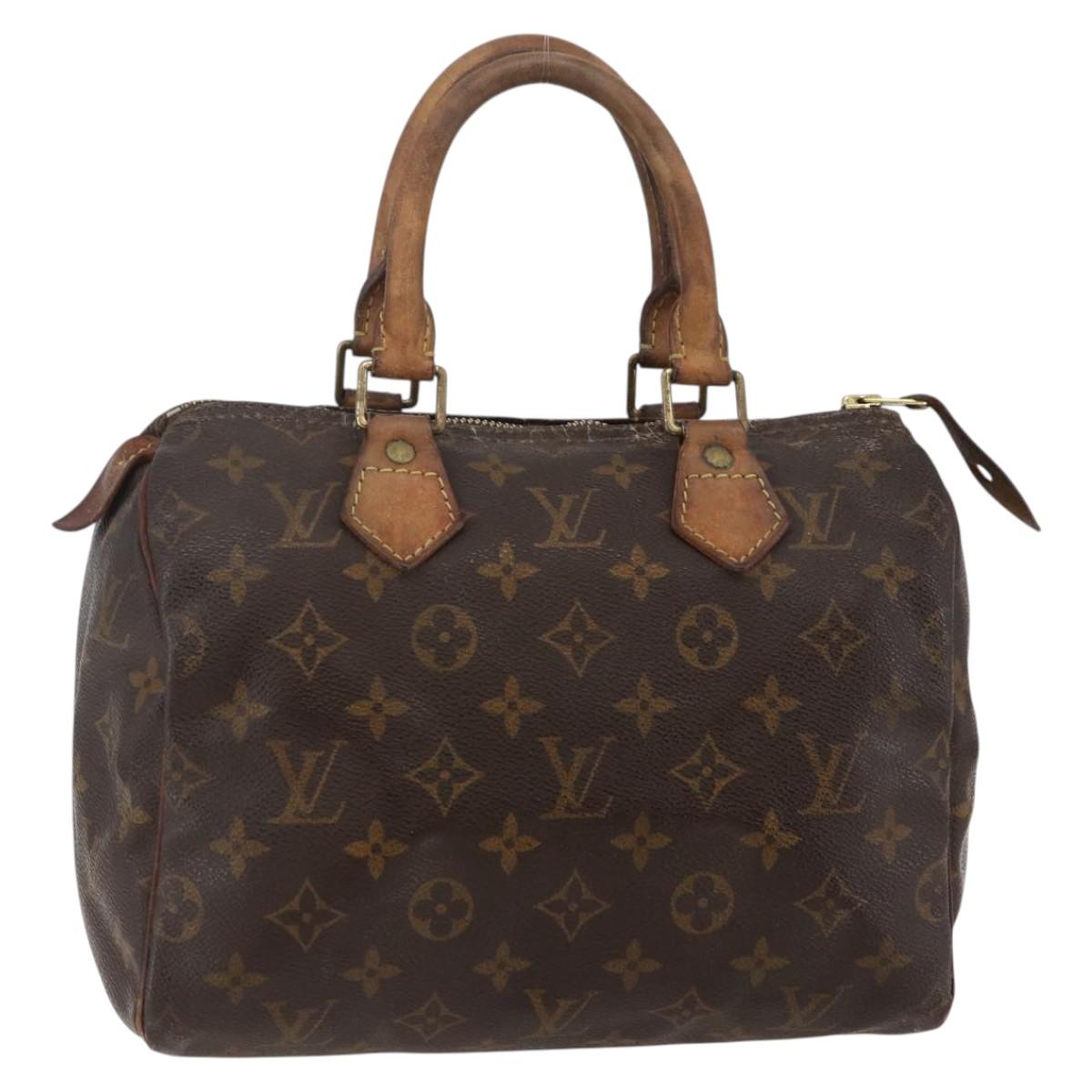 LOUIS VUITTON Monogram Speedy 25 Hand Bag M41528 LV Auth 143937