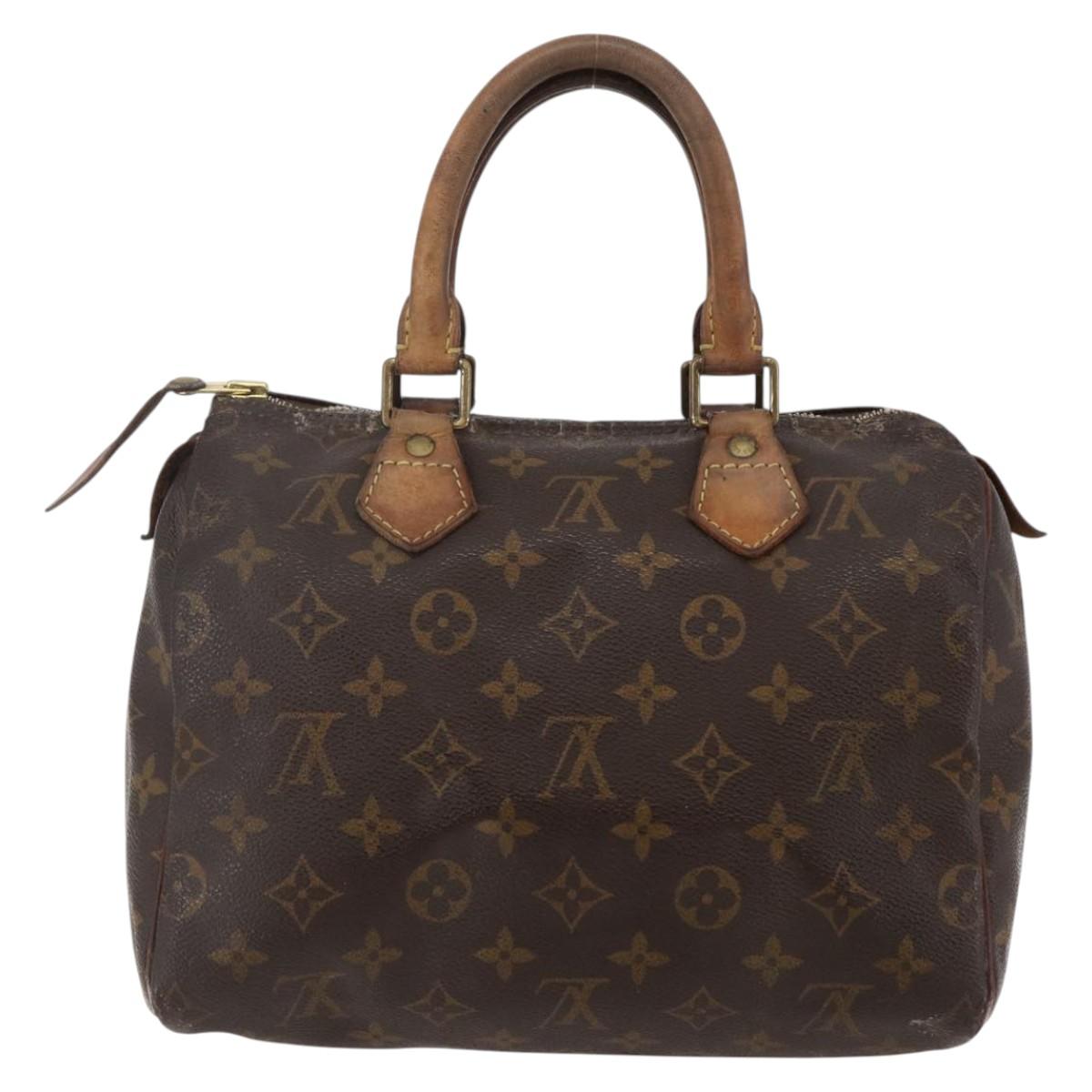 LOUIS VUITTON Monogram Speedy 25 Hand Bag M41528 LV Auth 143937