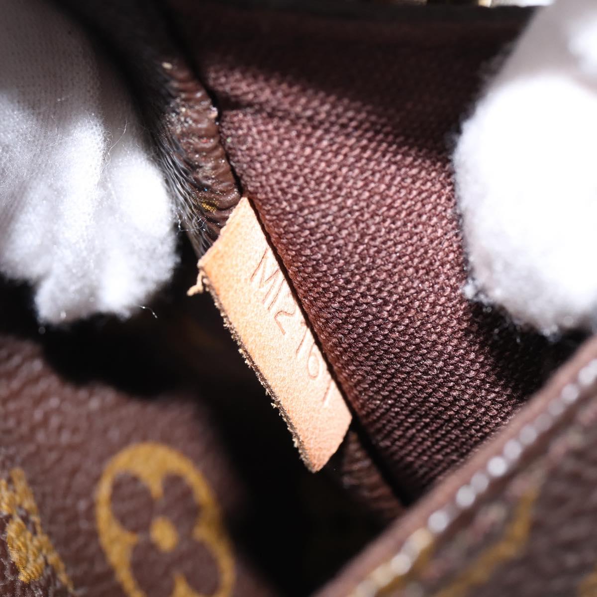 LOUIS VUITTON Monogram Menilmontant PM Shoulder Bag M40474 LV Auth 143940