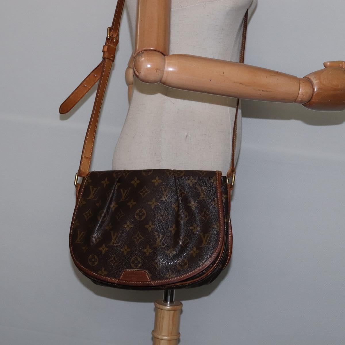 LOUIS VUITTON Monogram Menilmontant PM Shoulder Bag M40474 LV Auth 143940
