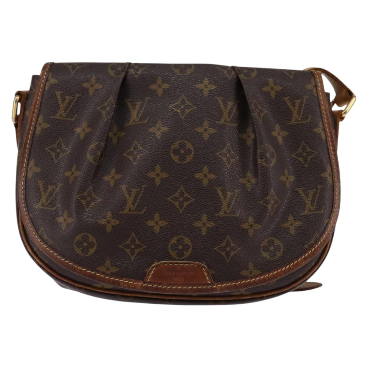 LOUIS VUITTON Monogram Menilmontant PM Shoulder Bag M40474 LV Auth 143940