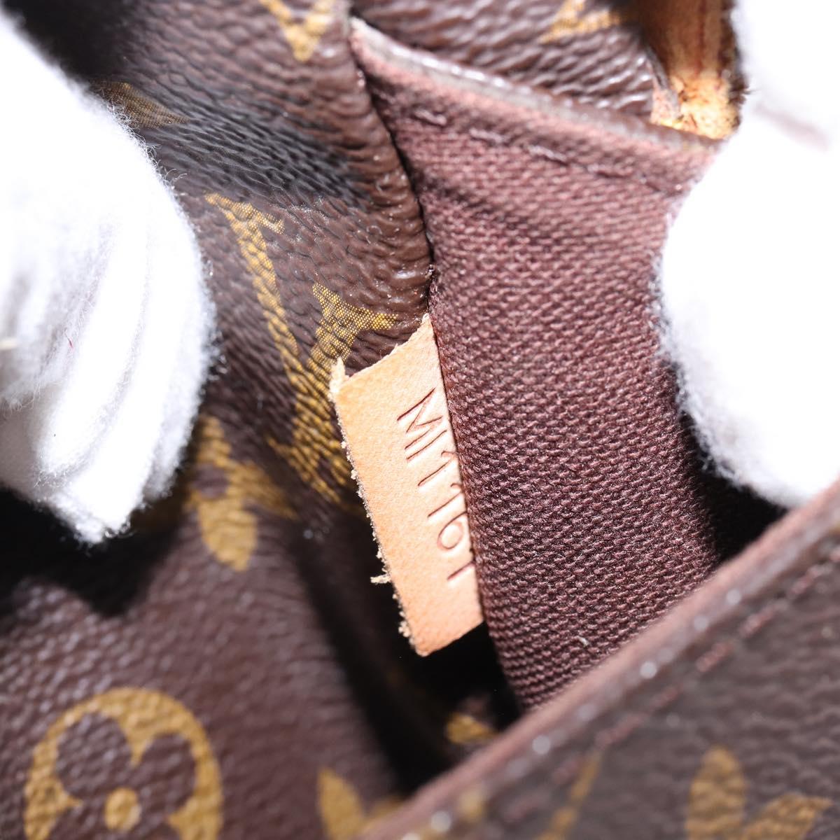 LOUIS VUITTON Monogram Menilmontant PM Shoulder Bag M40474 LV Auth 143941