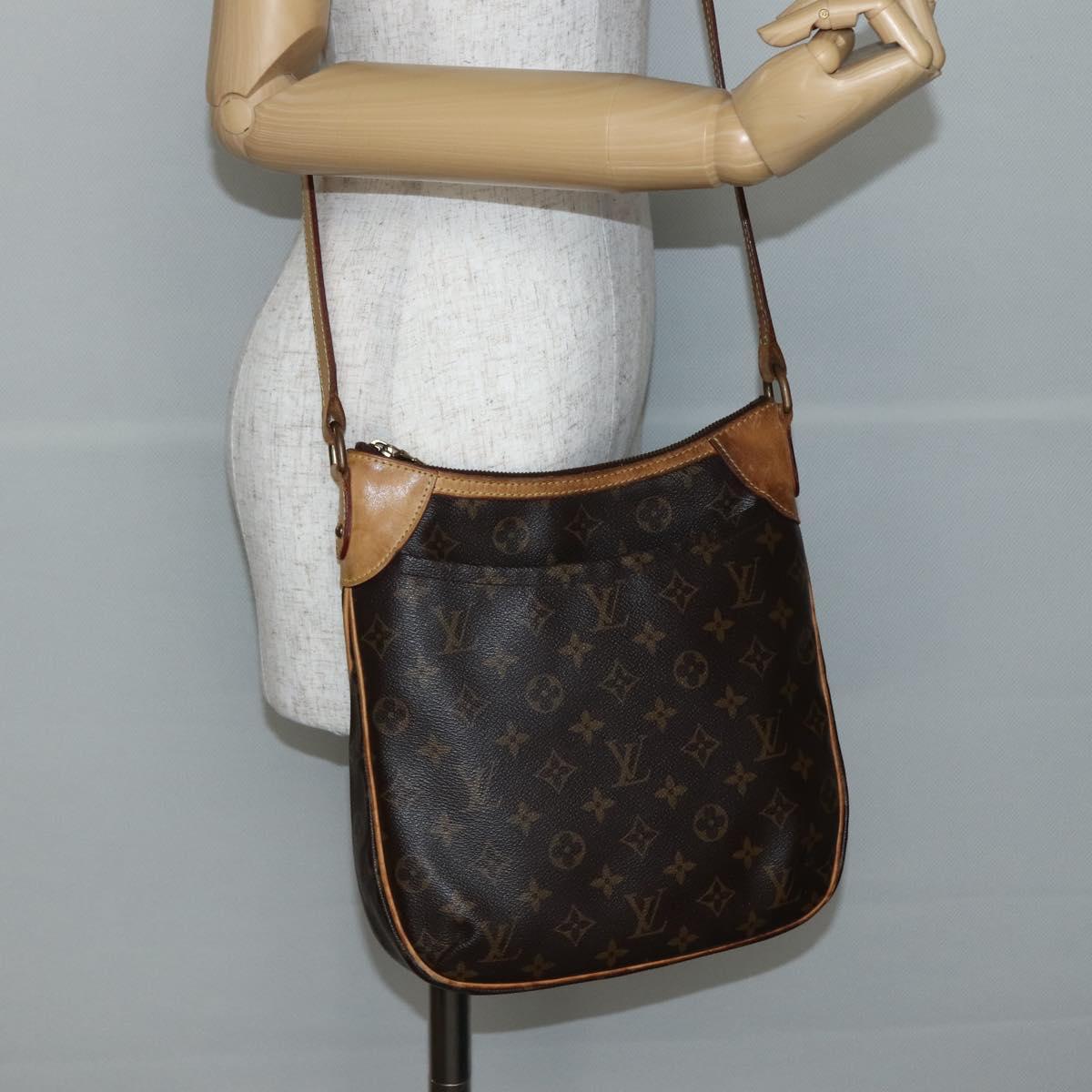 LOUIS VUITTON Monogram Odeon PM Shoulder Bag M56390 LV Auth 143943