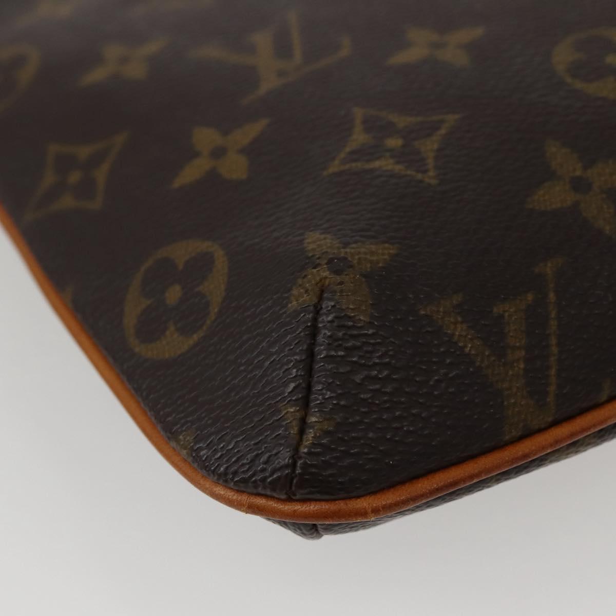 LOUIS VUITTON Monogram Partition Pouch M51901 LV Auth 143944