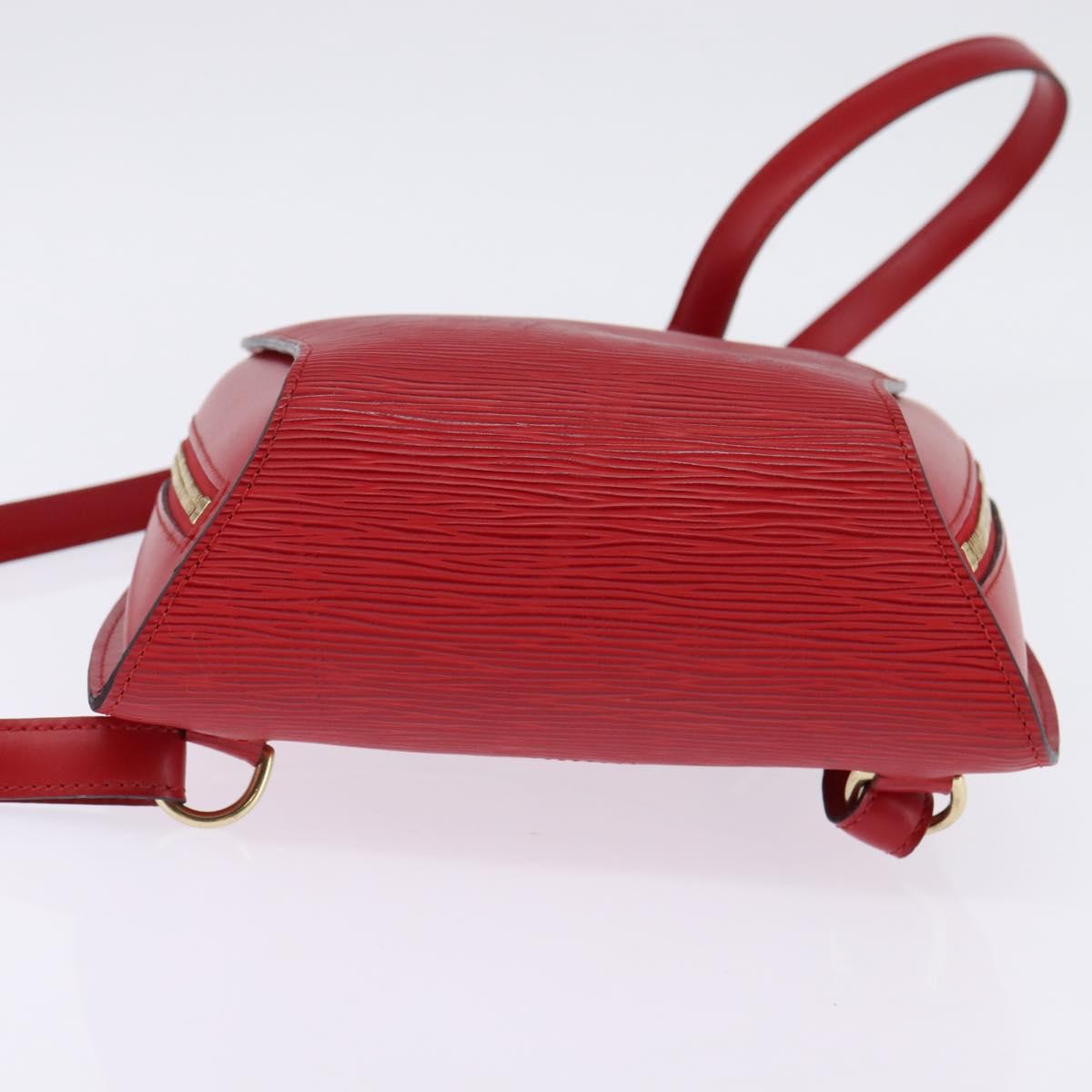 LOUIS VUITTON Epi Mabillon Backpack Castilian Red M52237 LV Auth 143945