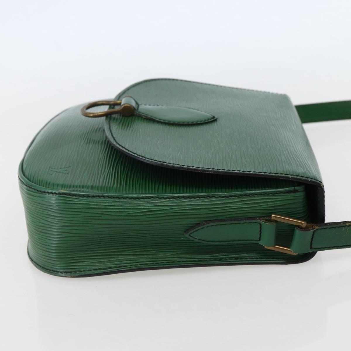 LOUIS VUITTON Epi Saint Cloud GM Shoulder Bag Green M52194 LV Auth 143947