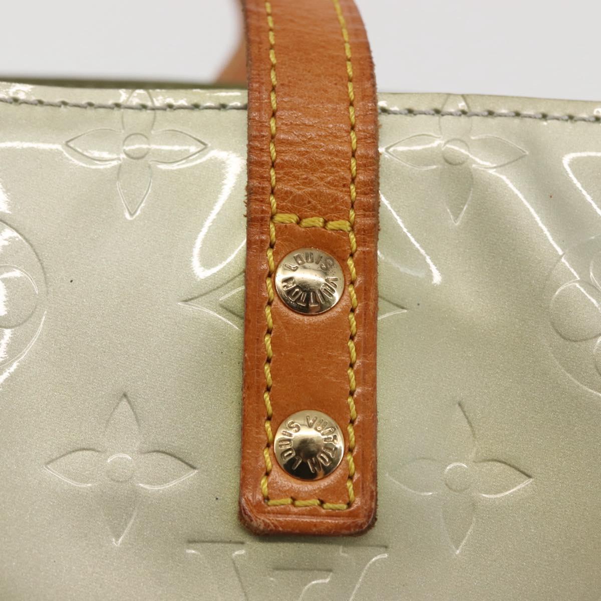 LOUIS VUITTON Monogram Vernis Reade PM Hand Bag Gris M91145 LV Auth 143949