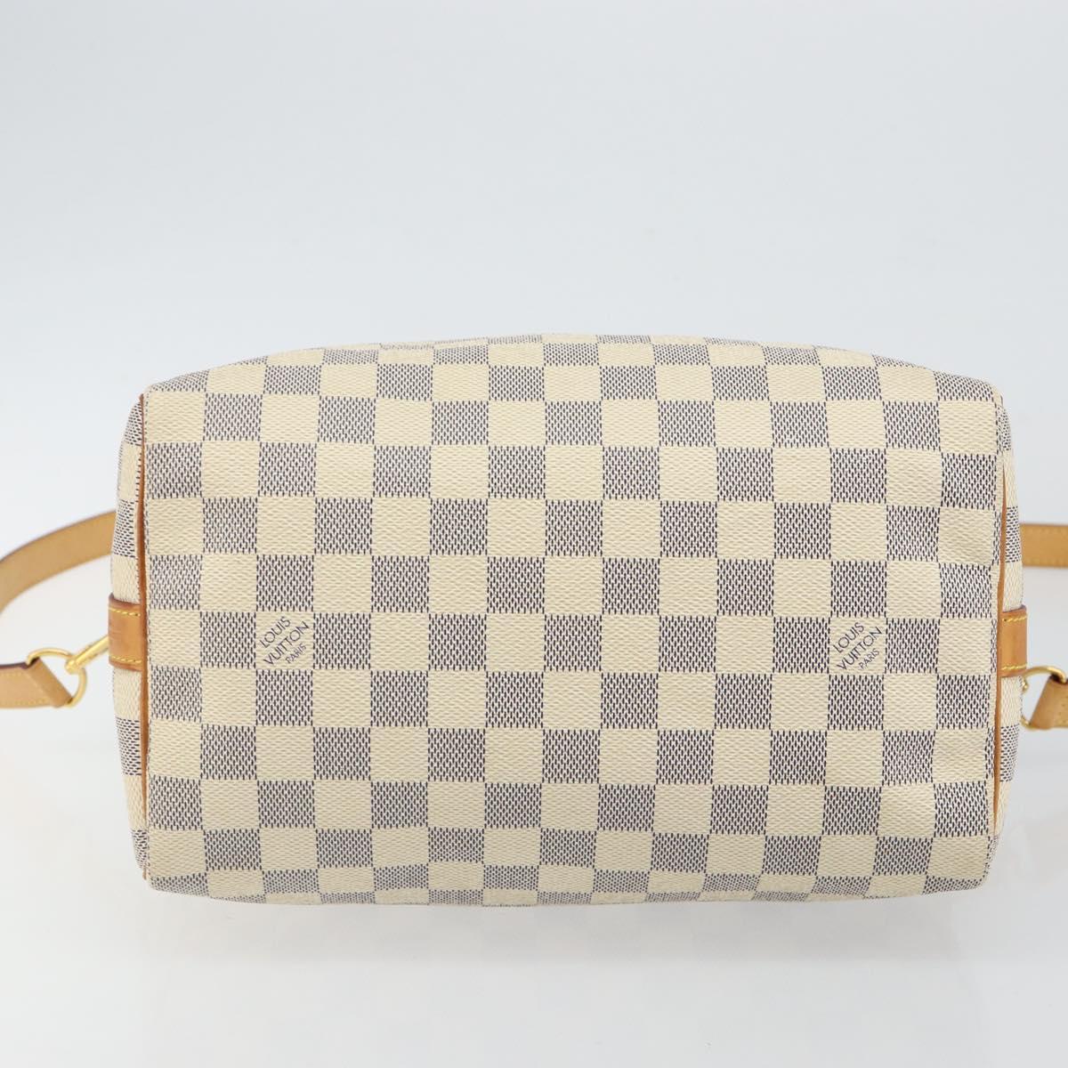 LOUIS VUITTON Damier Azur Speedy Bandouliere 25 Hand Bag N41000 LV Auth 143958V