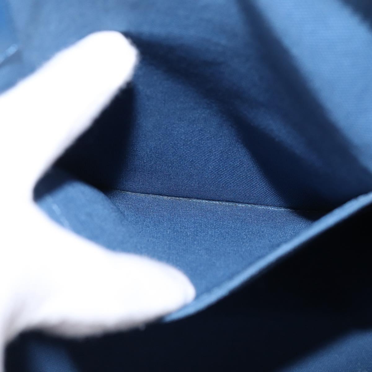 LOUIS VUITTON Damier Infini Porte DocumentsJules Bag Blue N41328 Auth 143959