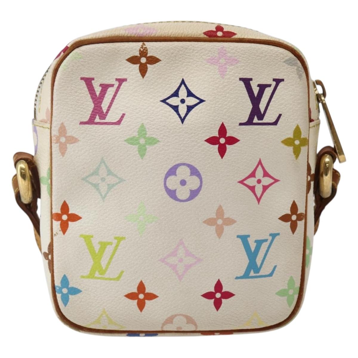 LOUIS VUITTON Monogram Multicolor Lift Shoulder Bag White M40055 LV Auth 143960