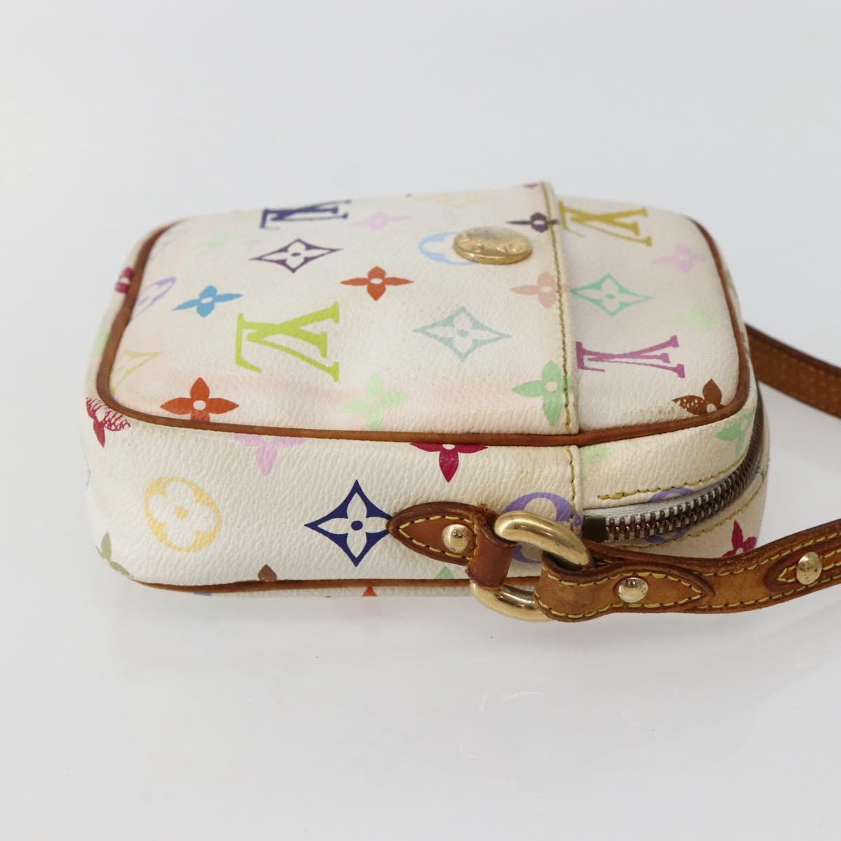 LOUIS VUITTON Monogram Multicolor Lift Shoulder Bag White M40055 LV Auth 143960