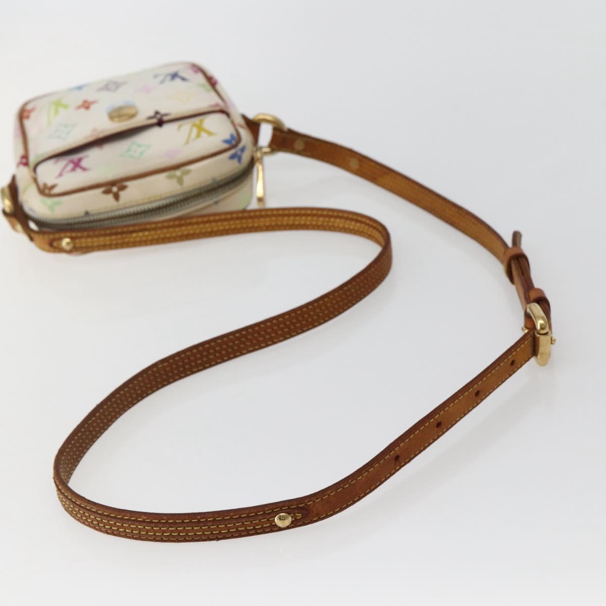 LOUIS VUITTON Monogram Multicolor Lift Shoulder Bag White M40055 LV Auth 143960