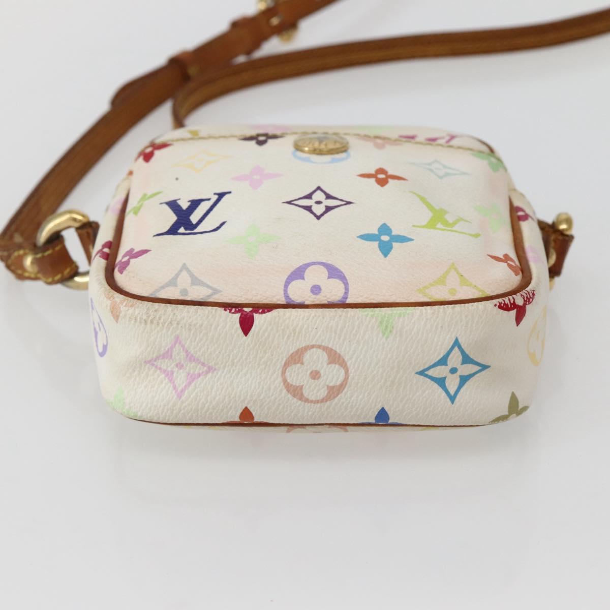 LOUIS VUITTON Monogram Multicolor Lift Shoulder Bag White M40055 LV Auth 143960