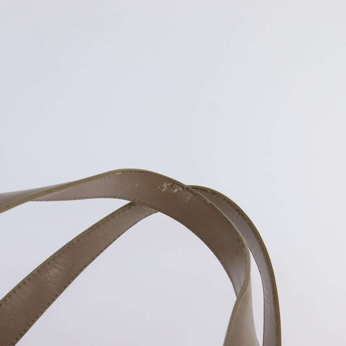 CHANEL New Travel line Tote Bag Nylon Beige Gold CC Auth 143978