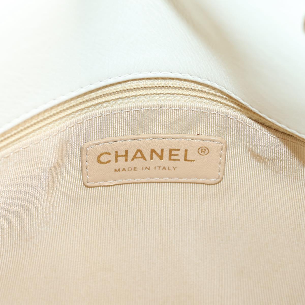 CHANEL Matelasse Chain Shoulder Bag Leather Black CC Auth 143982V