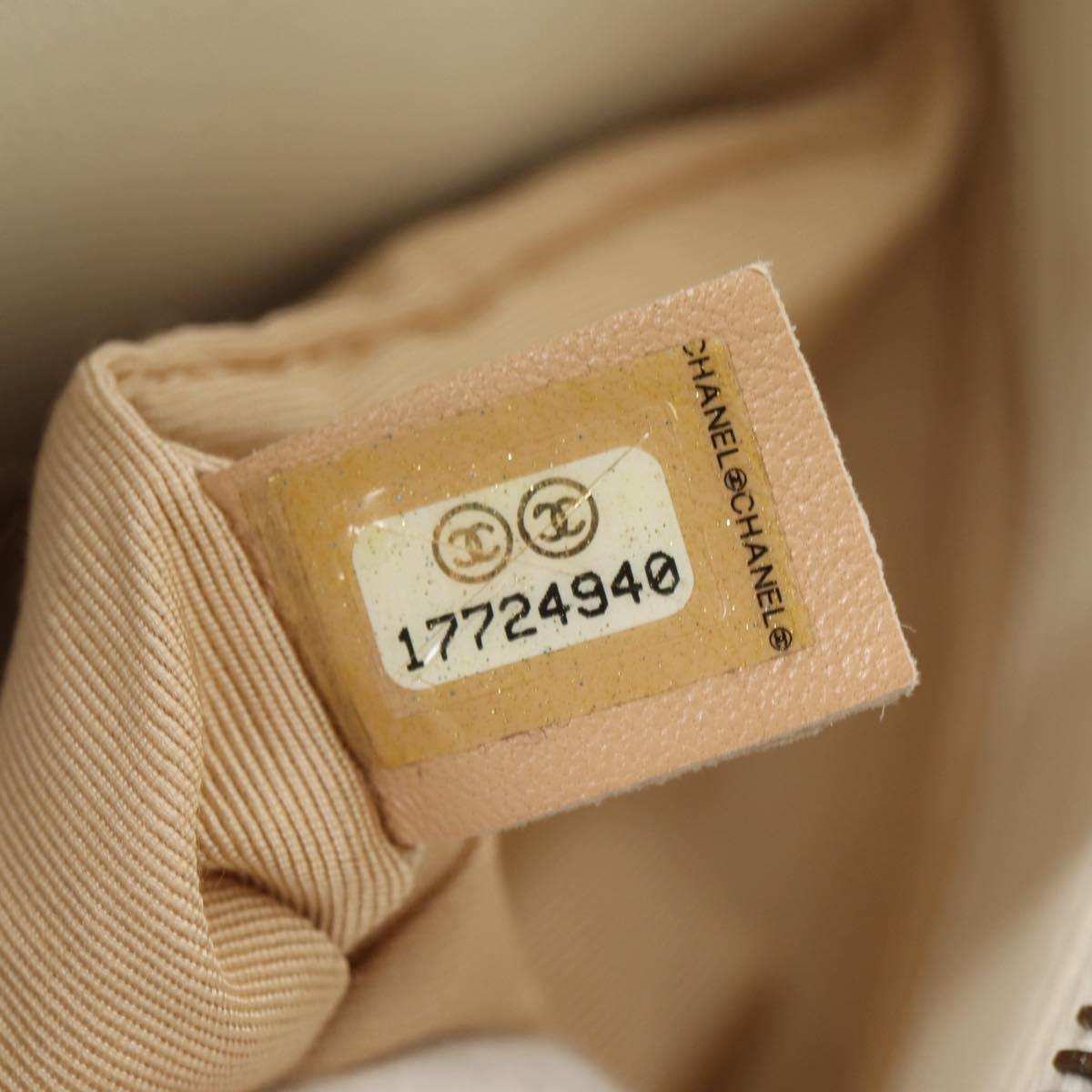 CHANEL Matelasse Chain Shoulder Bag Leather Black CC Auth 143982V