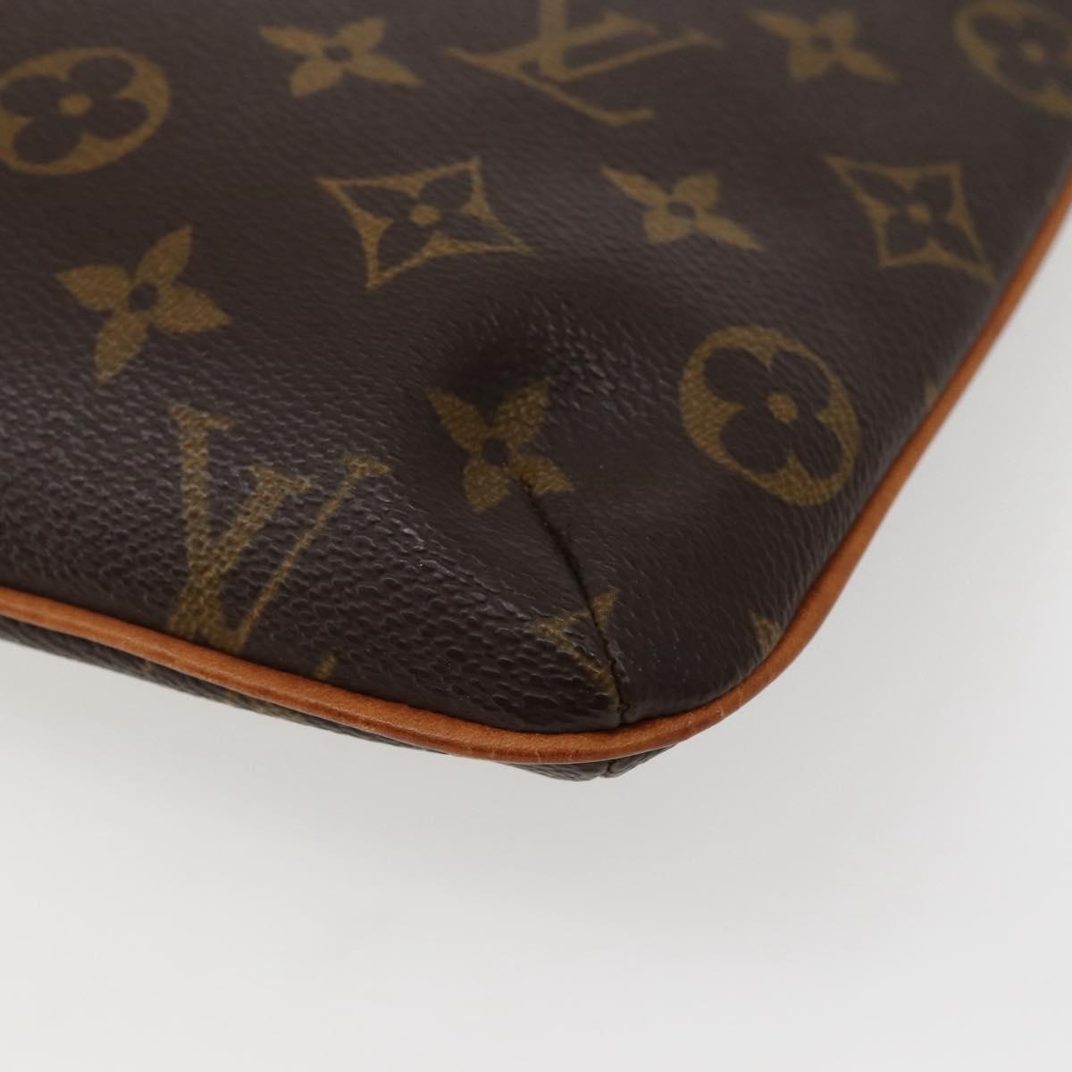 LOUIS VUITTON Monogram Partition Pouch M51901 LV Auth 143986