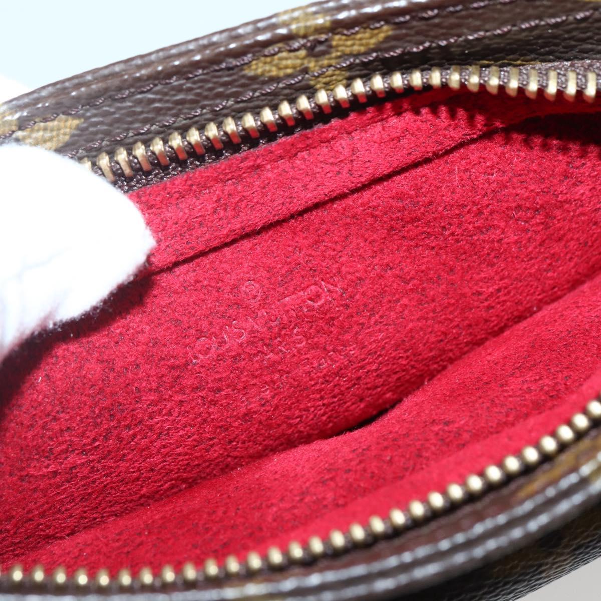 LOUIS VUITTON Monogram Partition Pouch M51901 LV Auth 143986