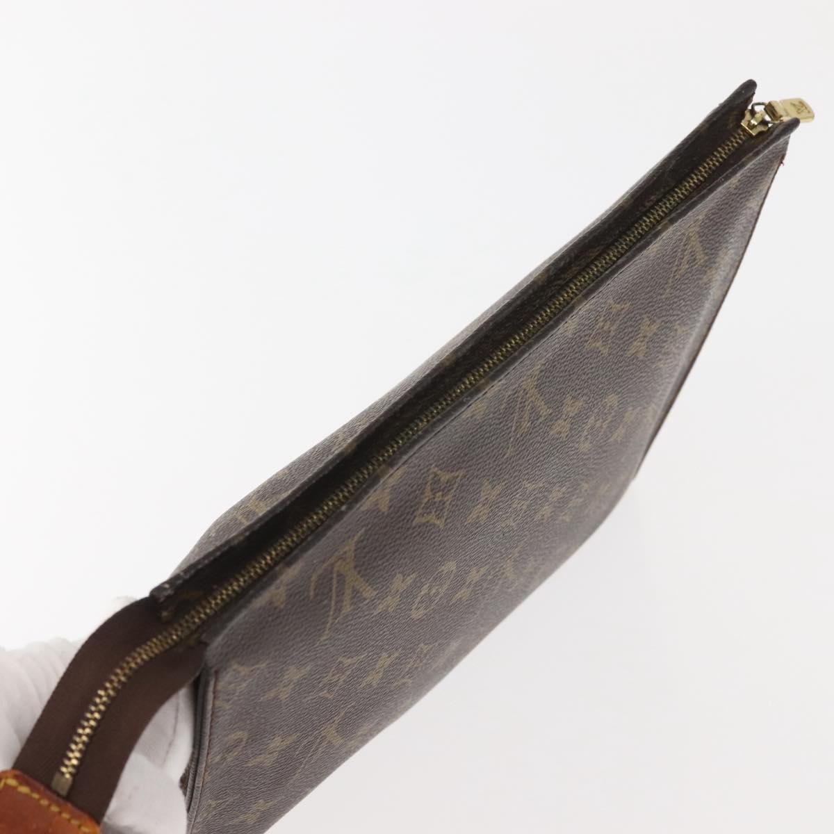 LOUIS VUITTON Monogram Poche Toilette 26 Pouch M47542 LV Auth 143988