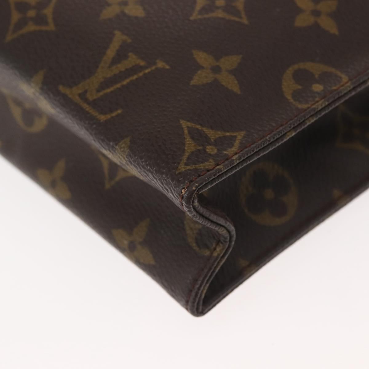 LOUIS VUITTON Monogram Poche Toilette 26 Pouch M47542 LV Auth 143988