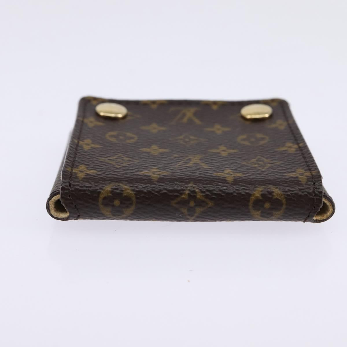 LOUIS VUITTON Monogram Jewelry Case Jewelry Box LV Auth 143995