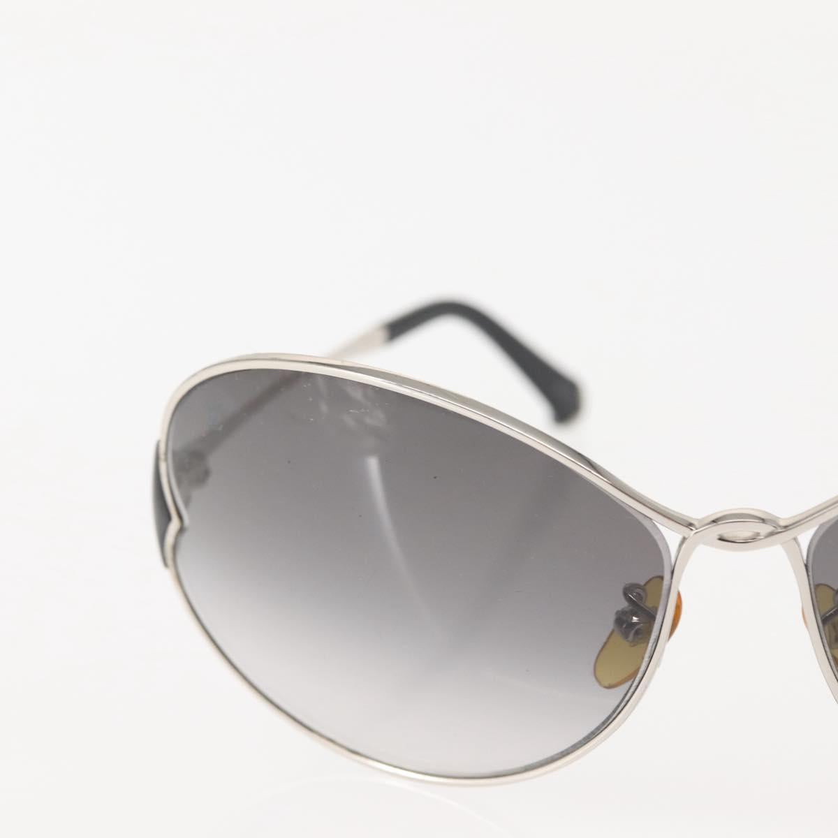 LOUIS VUITTON Daisy Sunglasses Metal Silver Z0261U LV Auth 143996
