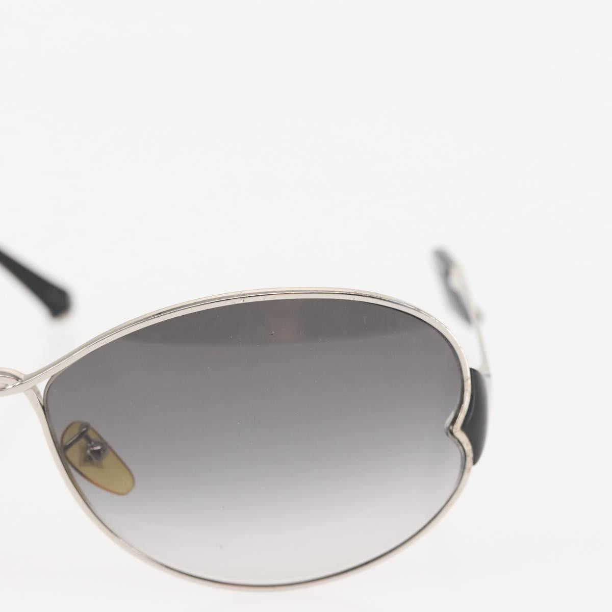 LOUIS VUITTON Daisy Sunglasses Metal Silver Z0261U LV Auth 143996
