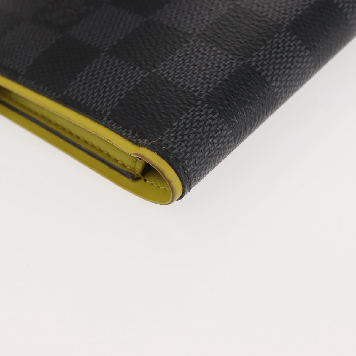 LOUIS VUITTON Damier Graphite Portefeuille Multripru Wallet N63258 Auth 143997