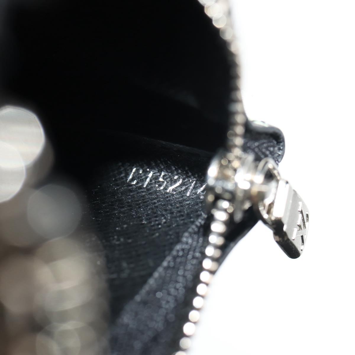 LOUIS VUITTON Multicolor Pochette Cles Coin Purse Black M13664 LV Auth 143998SM