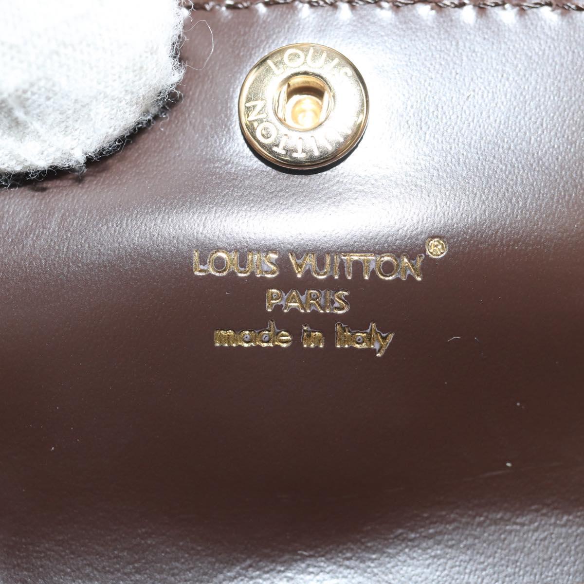 LOUIS VUITTON Monogram LV Cute Monogram Charm Brown M01561 LV Auth 144001SM