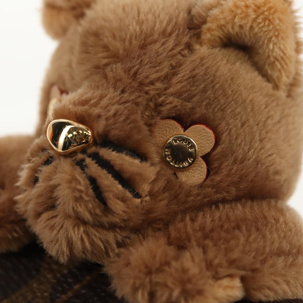 LOUIS VUITTON Monogram LV Cute Monogram Charm Brown M01561 LV Auth 144001SM