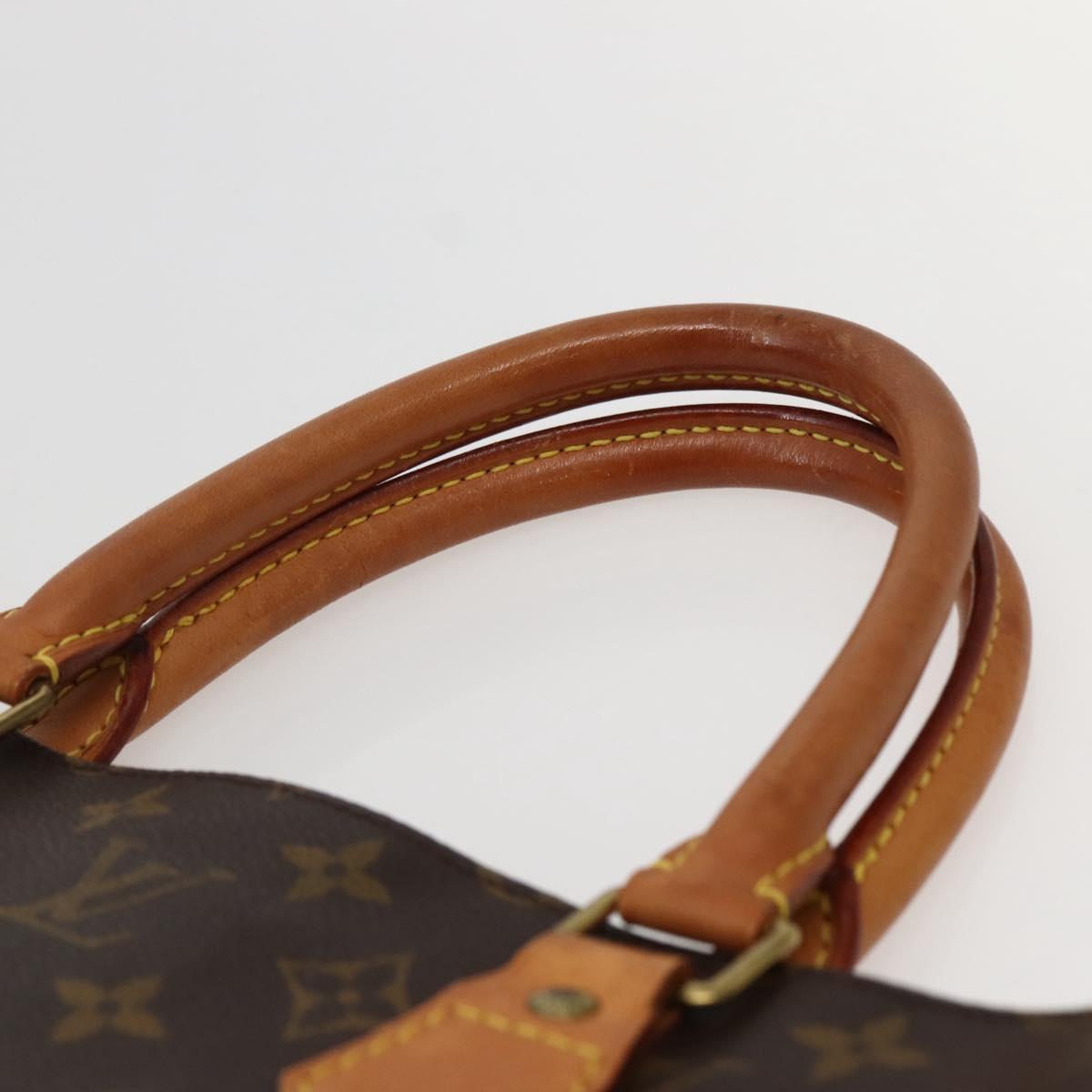 LOUIS VUITTON Monogram Sac Plat Hand Bag M51140 LV Auth 144010