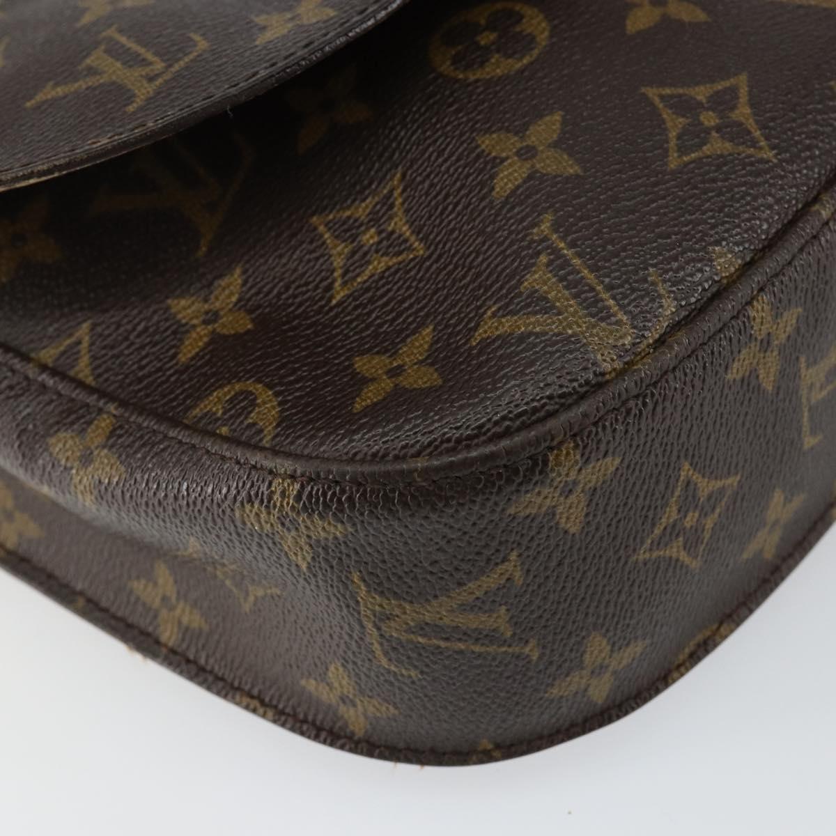 LOUIS VUITTON Monogram Saint Cloud GM Shoulder Bag M51242 LV Auth 144016