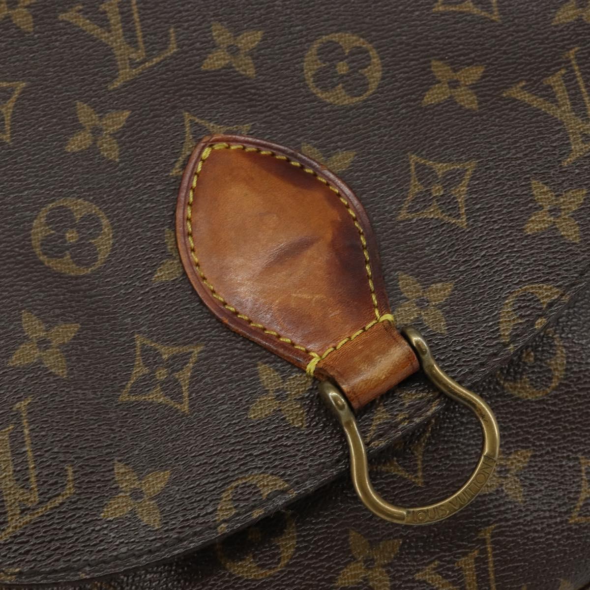 LOUIS VUITTON Monogram Saint Cloud GM Shoulder Bag M51242 LV Auth 144016