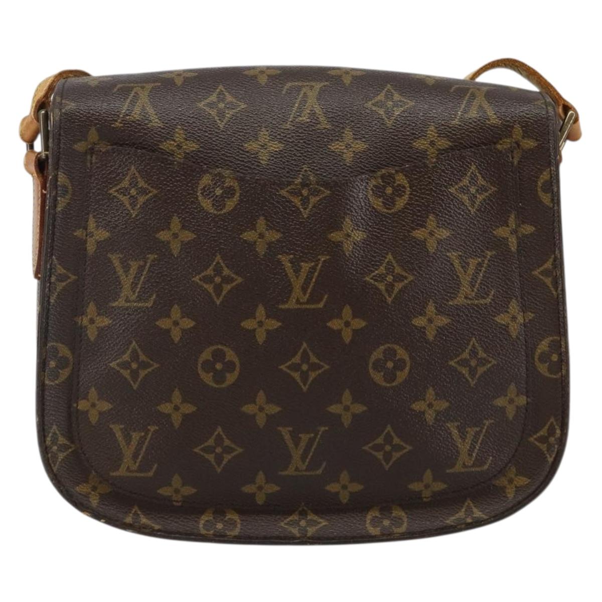 LOUIS VUITTON Monogram Saint Cloud GM Shoulder Bag M51242 LV Auth 144016