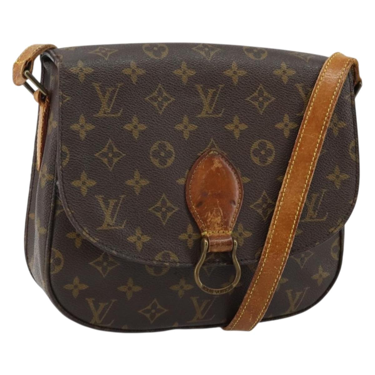 LOUIS VUITTON Monogram Saint Cloud GM Shoulder Bag M51242 LV Auth 144017
