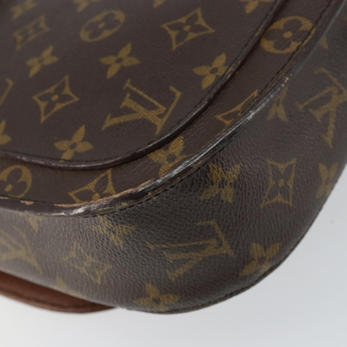 LOUIS VUITTON Monogram Saint Cloud GM Shoulder Bag M51242 LV Auth 144017