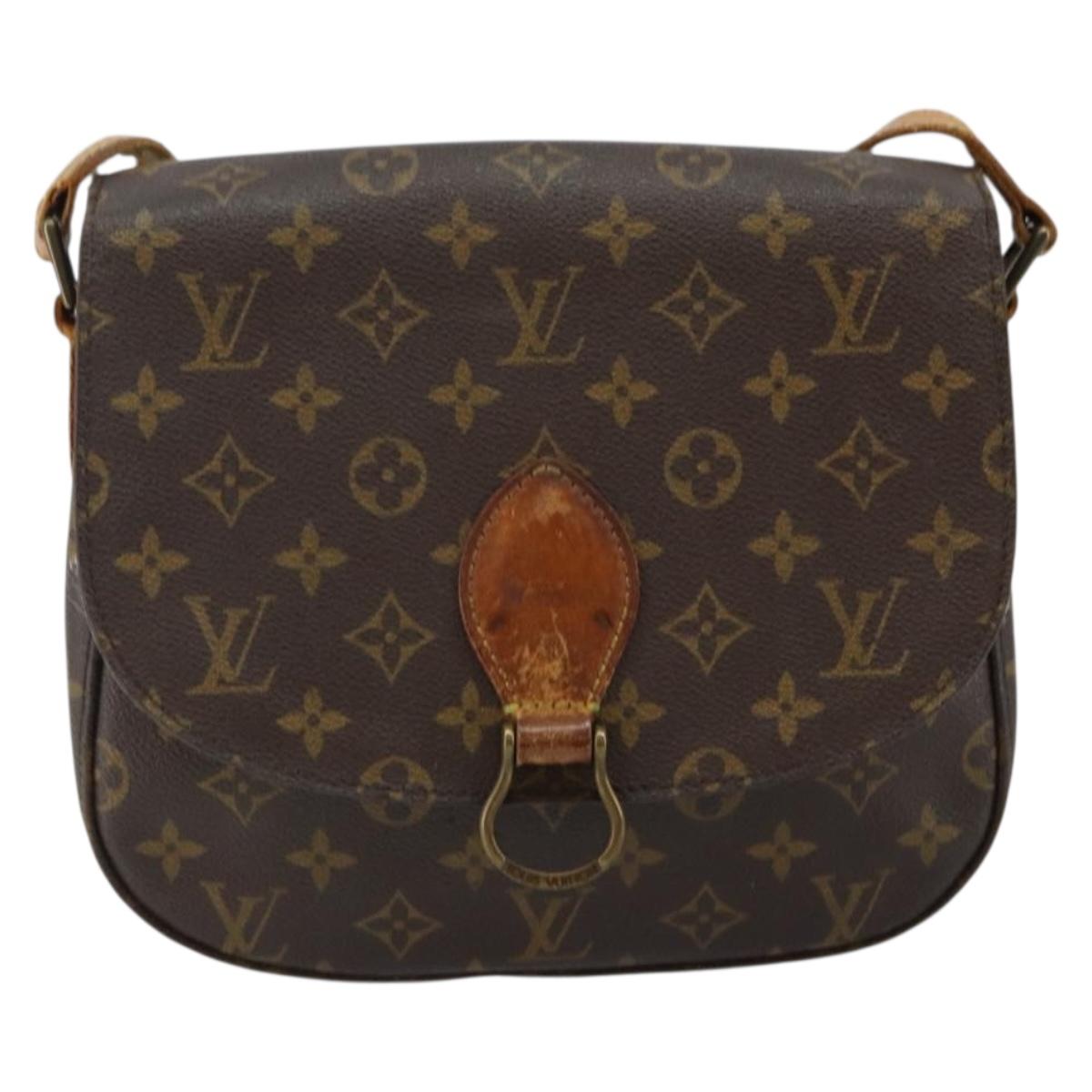 LOUIS VUITTON Monogram Saint Cloud GM Shoulder Bag M51242 LV Auth 144017