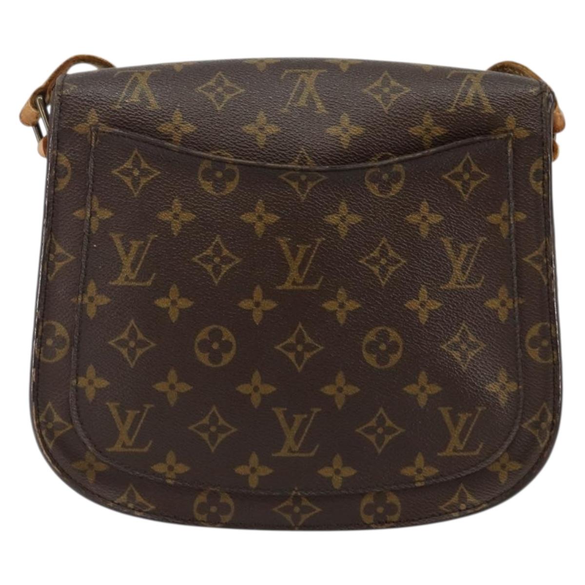 LOUIS VUITTON Monogram Saint Cloud GM Shoulder Bag M51242 LV Auth 144017