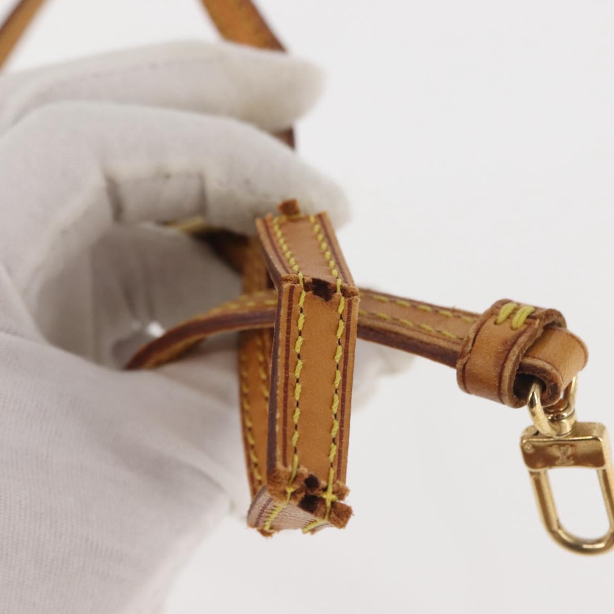 LOUIS VUITTON Multicolor Pochette Accessoires Pouch White M92649 LV Auth 144020