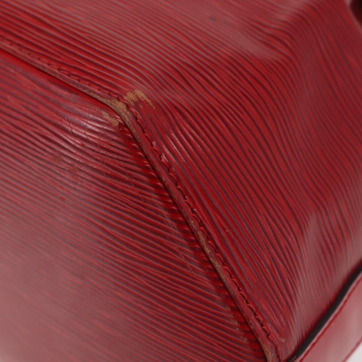 LOUIS VUITTON Epi Sac Depaule GM Shoulder Bag Red M80197 LV Auth 144021