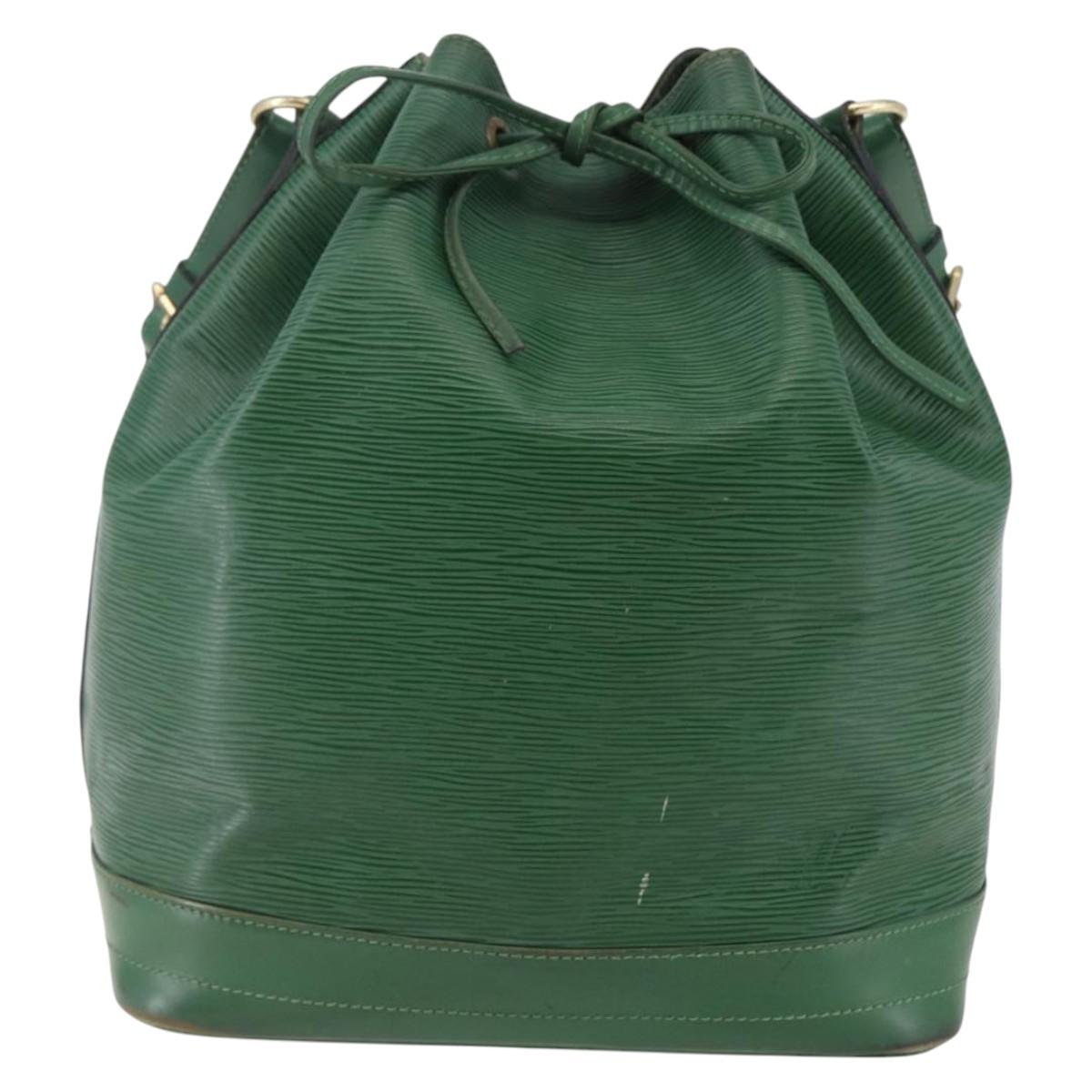 LOUIS VUITTON Epi Noe Shoulder Bag Green M44004 LV Auth 144022