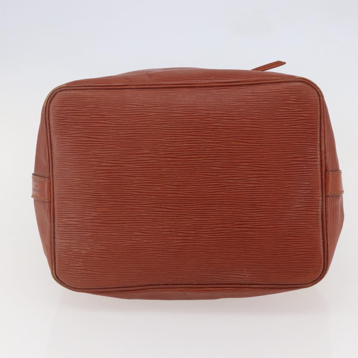 LOUIS VUITTON Epi Petit Noe Shoulder Bag Brown M44103 LV Auth 144023