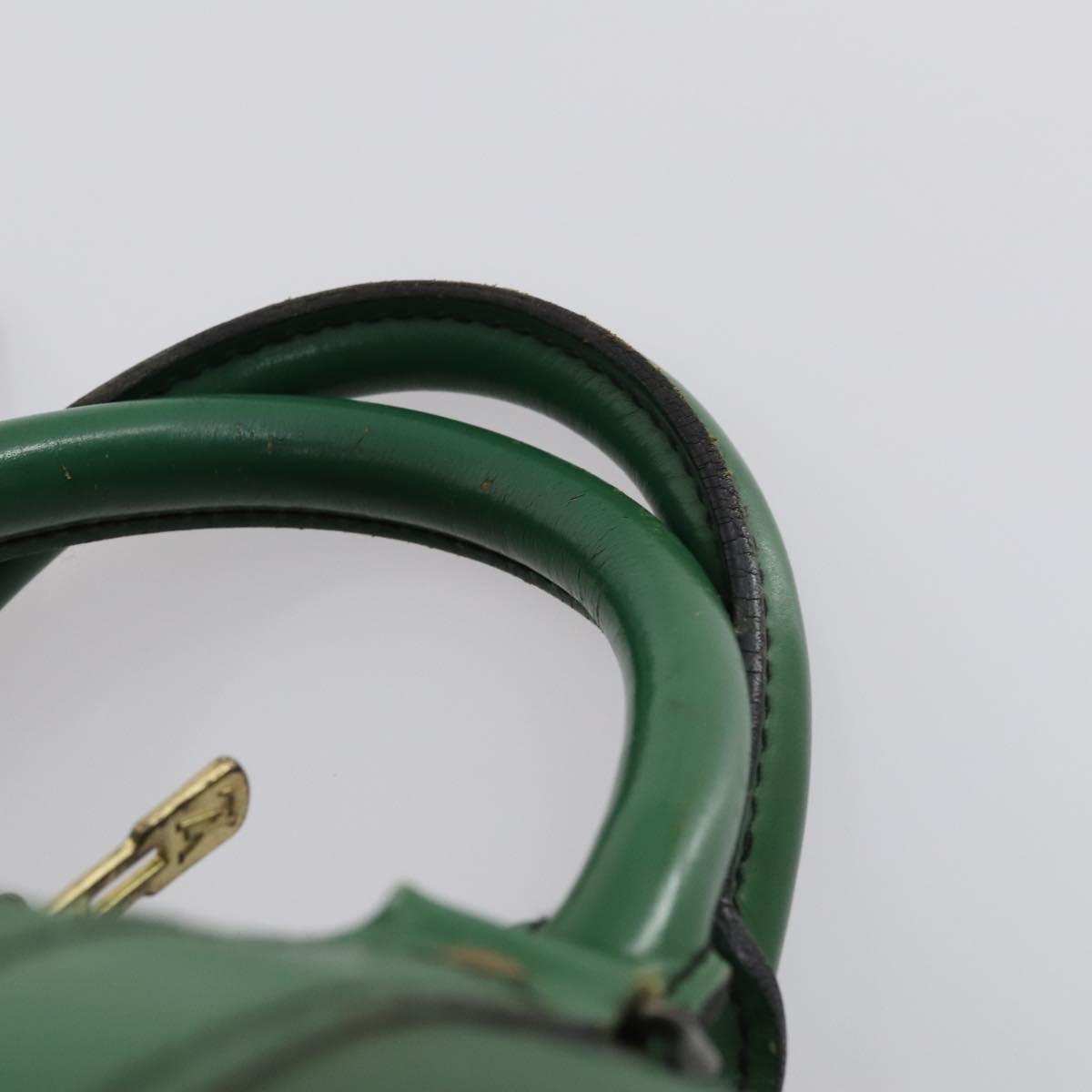 LOUIS VUITTON Epi Keepall 50 Boston Bag Green M42964 LV Auth 144025