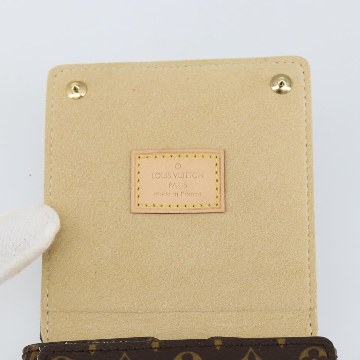 LOUIS VUITTON Monogram Accessory Case Jewelry Box LV Auth 144027